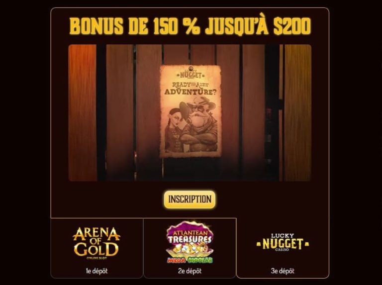 Lucky Nugget Casino bonus
