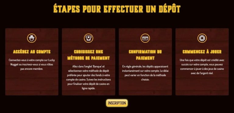 Lucky Nugget Casino dépôt
