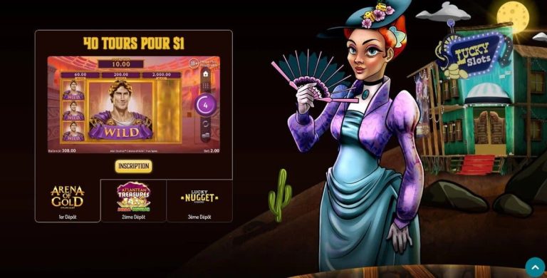 Lucky Nugget Casino interface