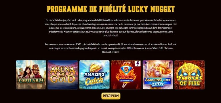 Lucky Nugget Casino programme VIP